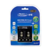 【蝦皮直營】TeamPower綠電 鎳氫電池充電器 LED指示燈 (可充9V/3號/4號電池) USB 充電座 AA