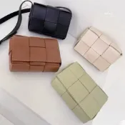 𝐖𝐚𝐘♡·現+預｜🔥超熱銷高質感簡約Bv編織小方包 豆腐包 肩背包 液下包 韓系包包✨