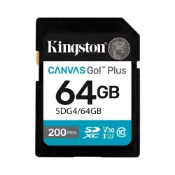 (店+)【Kingston 金士頓】金士頓 64G SDG4 Canvas Go Plus SDXC 大卡 SDG4/64GB 記憶卡 適用 4K 相機
