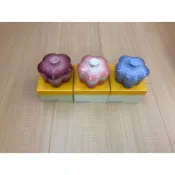LE CREUSET 花型烤盅（櫻花粉、粉樹莓、粉彩紫）～
