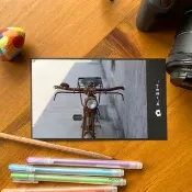 手工限量明信片-老鐵馬/復古自行車1/台灣小物攝影
