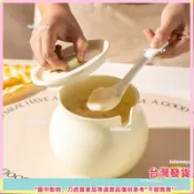 熱賣促銷✨2025陶瓷豬油罐帶蓋耐高溫大容量油辣子罐辣椒罐葷油罐傢用可愛調料罐葷油罐用可愛調料罐ANLODHAJ