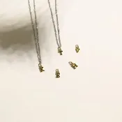 鋼鍊-日常英文字母項鍊(客製化A-Z)