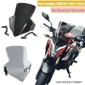 寓偉 LJBKOALL 適合本田 CB650F CB 650 F 摩托車防蠅罩擋風玻璃前擋風鏡導流罩擋風鏡 2014-2021