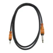 Stander C-123G 台灣製 (3米) 3.5mm 鍍金立體聲轉 6.3mm 單聲道音源線 [唐尼樂器]