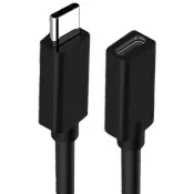【百寶屋】Type-C to Type-C 公對母充電傳輸延長線0.6M