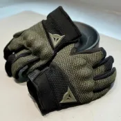 (店+)【Dainese】Torino Gloves 黑綠 針織防摔短手套 可觸控 超柔軟 CE護具 夏季手套
