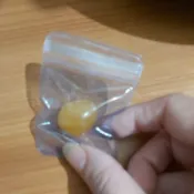 金黃色小石頭擺飾用品