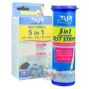 蝦兵蟹將【美國 API-魚博士】D1704 五合一測試片【散裝】5合1 PH GH KH NO2 NO3 測試紙