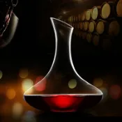 協貿國際日用品生活3館 1.5L玻璃斜口醒酒器紅酒分酒器濾酒器酒壺酒樽創意家居常用紅酒瓶
