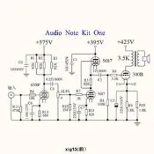 AUDIO NOTE Kit 1 空板搭配LG102E線路設計 音響DIY電路元件