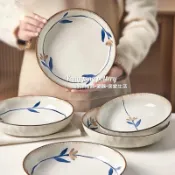 花環 盤子 陶瓷盤 陶瓷碗 陶瓷 花邊盤子 造型盤子 水果碗 沙拉碗 沙拉盤 花邊碗 魚盤 菜盤 陶瓷盤子 陶瓷盆