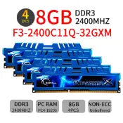 MSI 適用於 G.Skill Ripjaws 32GB (4x 8GB) DDR3 2400MHz 內存適用於微星 Z