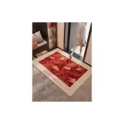 (店+)紅色入戶門墊玄關大門口耐髒除塵耐磨地毯防滑地墊喜慶進門腳墊子
