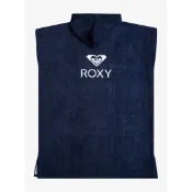 Roxy sunny joy 超保暖 強吸水 浴巾衣 深藍色