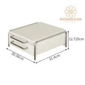 🔥臺灣出貨🔥咖啡機膠囊收納盒茶包防塵韓式咖啡杯子置物架帶抽拉闆收納架*桃花源居家生活館* KNJM