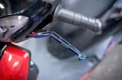 【翰翰二輪】EPIC 千大 一體式超輕量簍空 煞車拉桿 CNC全鋁合金 鍍鈦 類鈦合金燒色 手感舒適 四代勁戰 BWSR