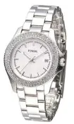 保固七日 FOSSIL 晶華風尚高雅淑女錶-白(AM4452) GA-400HR-1A
