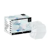【MOTEX 摩戴舒】鑽石型口罩 大包裝 50片(白色)