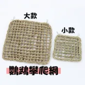 🔜🚚 鸚鵡攀爬網 草編鸚鵡吊床 草編攀爬網 鸚鵡玩具 吊床 藤編 蜜袋鼯 鸚鵡 攀爬網 草編網 鸚鵡玩具 寵物用品