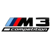 M Performance BMW原廠M3系列 G80 G80 Lci 全車系 字標 車標 車尾標 高亮黑 M3【YG】