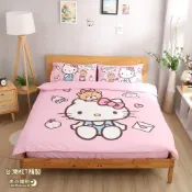 (店+)KITTY系列   熊熊遇見你   床包組 /被套 /兩用被套/涼被