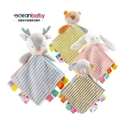 【Ocean Baby】柔軟動物布偶安撫巾(寶寶玩具/安撫/抓握練習/觸感刺激/學習/玩具/新生兒/彌月禮)