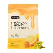 (店+)【Comvita 康維他】COMVITA康維他 蜂膠麥蘆卡蜂蜜潤喉糖 (檸檬) 500g/袋 專品藥局