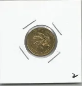 媽媽的私房錢~~香港早期錢幣~~1998年香港壹毫(附錢幣紙夾)2