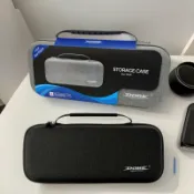 全球選品1館 生活百貨 PS5 Portal掌機拉鏈EVA硬包PS5新款掌機行動式手提收納包TP5-3552