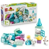【LEGO 樂高】得寶系列 10462 艾莎和雪寶的冰雪奇緣創意百寶盒(學齡前玩具 迪士尼 禮物 積木)