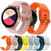 錶帶佳明三星 Galaxy Watch Active官方款運動硅膠手快拆錶帶20MM