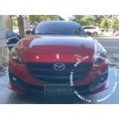 MAZDA3 5D NEW STYLE ABS KNIGHTsports水箱罩空力套件2014-2015