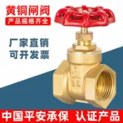 協貿國際日用品生活8館 全銅閘閥4分6分1寸2寸dn15水表dn20自來水25總閥32閥門40銅閘閥50