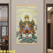 🔥台灣出貨🔥媽祖掛畫林默天妃海神娘娘畫像佛堂擺件居家中堂供奉結緣送長輩畫 媽祖 關聖帝君 財神爺 文昌帝君 招財