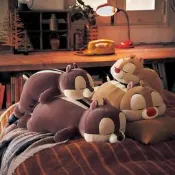 【現貨 M尺寸】日本 DISNEY 奇奇蒂蒂 MOCHIHUG 趴睡 玩偶 娃娃 抱枕 靠枕 枕頭 奇奇 蒂蒂 禮物