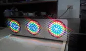 (星光閃閃)三色爆閃燈LED爆閃燈 檳榔燈 LED孔雀燈LED招牌 檳榔攤專用紅綠燈(超亮)圓環狀