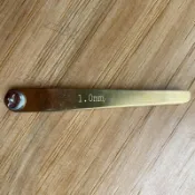 【台灣熱賣】間隙尺 厚薄規塞尺 銅塞尺 高精度黃銅單片mm 無磁銅片0.05 0.1 精密 熱銷