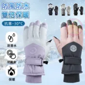 機車手套 滑雪手套 保暖手套 可觸屏手套 防寒手套 摩托車手套 騎車手套 防風防水手套 騎士手套 觸控手套 男/女用手套