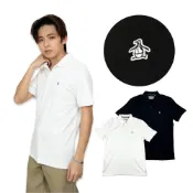 (店+)【Munsingwear】Munsingwear 企鵝 polo衫 短袖 純棉 刺繡logo penguin 下擺開衩 @9711