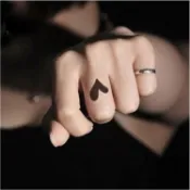 愛心 I love U HC-196【WAWA TATTOO】男女防水DIY紋身貼紙刺青貼紙