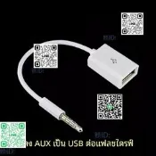 車載aux轉usb音樂資料轉換氣八代雅閣小車優盤轉換氣車載音樂線