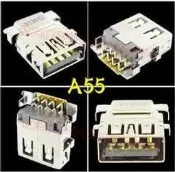 [含稅]A55 華碩ASUS A45V K45VD N55S A85V 主機板 3.0 USB介面 USB插座