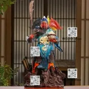 臺灣純銅關公神像武財神關二爺佛像關羽像關聖帝君銅像招財擺件
