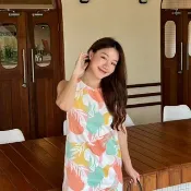 BIRUCHU MANGO MOJITO DRESS - 無袖長洋裝 棉質內襯 長洋裝