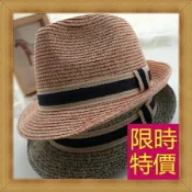現貨+預購 渡假草帽防曬遮陽帽編織帽大帽簷-時尚小帽簷休閒女帽子57j99【獨家進口】【米蘭精品】