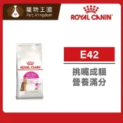 (店+)【ROYAL 法國皇家】E42 挑嘴成貓營養滿分飼料 2kg / 4kg ｜貓乾糧 貓飼料 挑嘴貓 泌尿道 理想體重 皇家貓飼料
