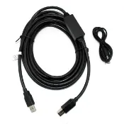 【Fujiei】高速主動式USB 3.0 A公B公連接線5米+IC(USB3.0印表機線 5M 黑色)