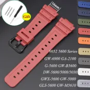 卡西歐 DW-5600 5000  5030 DW-6900 GW-M5610 DW-5600E GWB5600樹脂錶帶