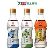 愛買線上購物 龜甲萬日式風味醬油系列360ml(柴魚/昆布香菇/鮮美露)【愛買】
